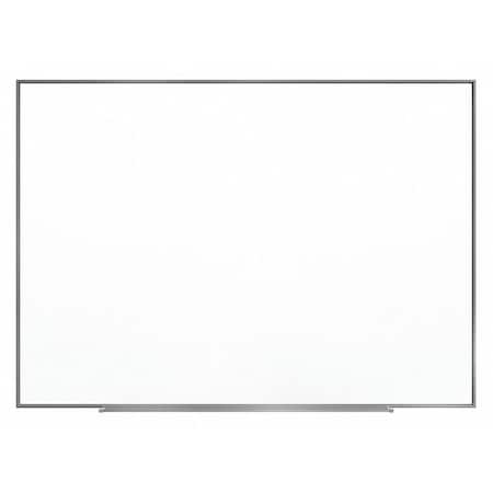 Dry Erase Board, Steel, 24 in, 36 in, Aluminum Frame, White, Gloss MPN:NA3624F-24