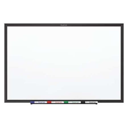 Dry Erase Board, Steel, 48 in, 72 in, Aluminum Frame, White, Gloss MPN:SM537B-24