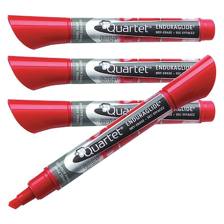 Dry Erase Marker, Chisel Tip, Red, PK12 Low Odor MPN:5001-4MA