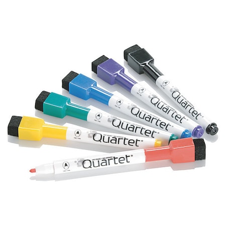 Dry Erase Marker, Fine Tip, Assorted Colors, PK6 Low Odor MPN:51-659312QA