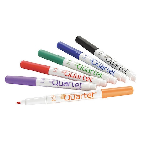 Dry Erase Marker, Fine Tip, Assorted Colors, PK6 Low Odor MPN:659511QB
