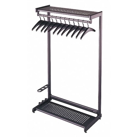 Garment Rack, Black, 48 in MPN:20224