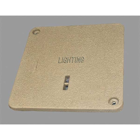 Underground Enclosure Cover, Lighting Logo, 12-13/16 in. W x 12-13/16 in. L, 8000 lb MPN:PC1212CA0029