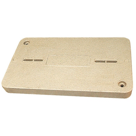 Underground Enclosure Cover, Blank Logo, 2 in. H x 13 in. W x 24 in. L, 15000 lb, Polymer Concrete MPN:PG1324HA0009