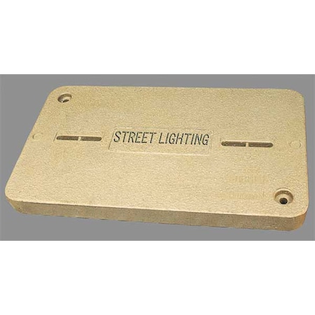 Underground Enclosure Cover, Street Lighting Logo, 13-3/4 in. W x 23-1/4 in. L, 15000 lb MPN:PG1324HA0041