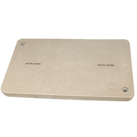 Underground Enclosure Cover, Blank Logo, 2 in. H x 17 in. W x 30 in. L, 8000 lb, Polymer Concrete MPN:PG1730CA0009