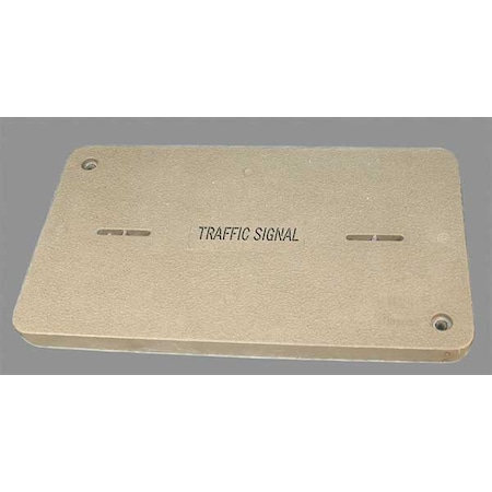 Underground Enclosure Cover, Traffic Signal Logo, 17-1/2 in. W x 30-1/2 in. L, 8000 lb MPN:PG1730CA0046