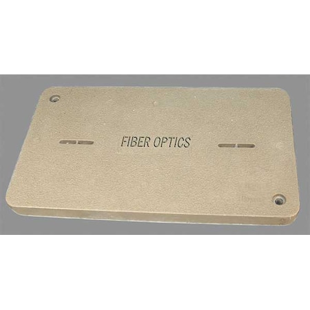 Underground Enclosure Cover, Fiber Optics Logo, 17-1/2 in. W x 30-1/2 in. L, 15000 lb MPN:PG1730HA0021