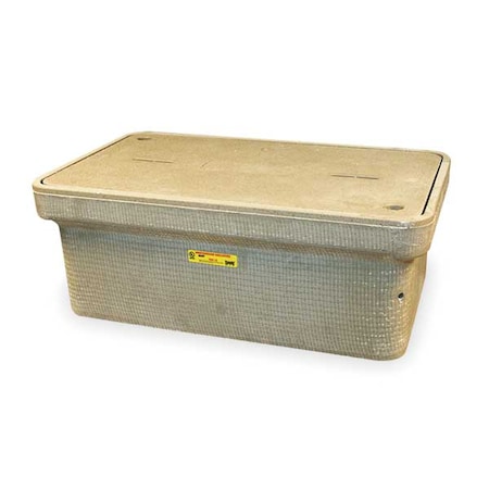 Underground Enclosure Assembly, Electric Cover, 12 in H, 32-1/4 in L, 19-1/4 in W, 8, 000 lb MPN:PG1730Z80117