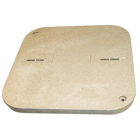 Underground Enclosure Cover, Blank Logo, 2 in. H x 24 in. W x 24 in. L, 8000 lb, Polymer Concrete MPN:PG2424CA0009