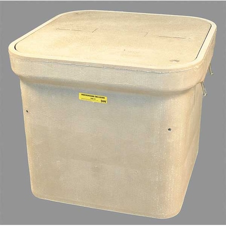 Underground Enclosure Assembly, Blank Cover, 24 in H, 28 in L, 28 in W, 8, 000 lb MPN:PG2424Z80709