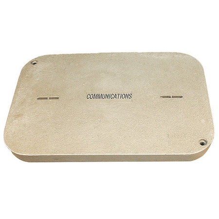 Underground Enclosure Cover, Communications Logo, 3 in. H x 24 in. W x 36 in. L, 8000 lb MPN:PG2436CA0012