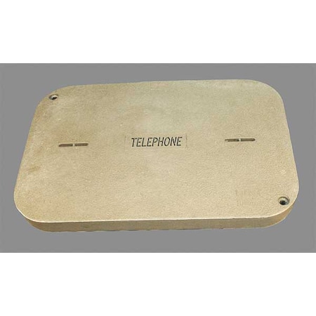 Underground Enclosure Cover, Telephone Logo, 3 in. H x 24 in. W x 36 in. L, 8000 lb MPN:PG2436CA0043