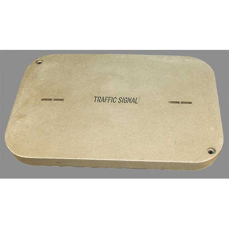 Underground Enclosure Cover, Traffic Signal Logo, 3 in. H x 24 in. W x 36 in. L, 15000 lb MPN:PG2436HA0046