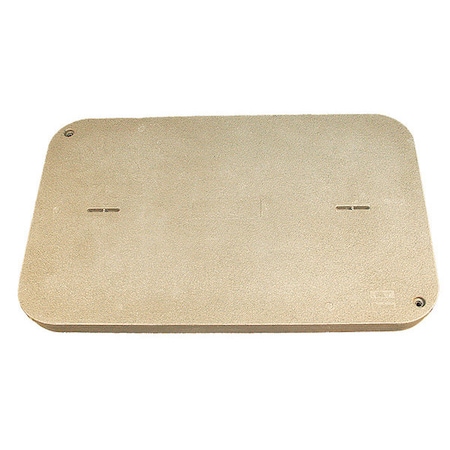 Underground Enclosure Cover, Blank Logo, 3 in. H x 30 in. W x 48 in. L, 8000 lb, Polymer Concrete MPN:PG3048CA0009
