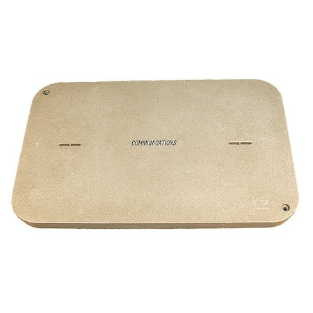 Underground Enclosure Cover, Communications Logo, 3 in. H x 30 in. W x 48 in. L, 8000 lb MPN:PG3048CA0012