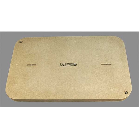 Underground Enclosure Cover, Telephone Logo, 3 in. H x 30 in. W x 48 in. L, 8000 lb MPN:PG3048CA0043
