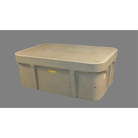 Underground Enclosure Assembly, Blank Cover, 18 in H, 49-5/8 in L, 32-1/8 in W, 15, 000 lb MPN:PG3048Z80509