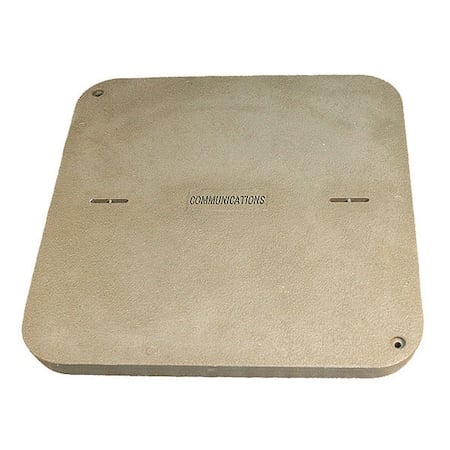 Underground Enclosure Cover, Communications Logo, 3 in. H x 36 in. W x 36 in. L, 8000 lb MPN:PG3636CA0012