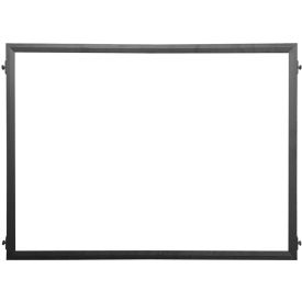 Queue Solutions™ Post Panel Black Frame White Sintra Insert 48