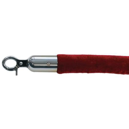 Barrier Rope, Velour, 8 ft L MPN:QWAYROPE-21-8-1P
