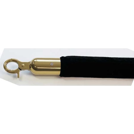 Barrier Rope, Velour, 6 ft L MPN:QWAYROPE-33-6-2P