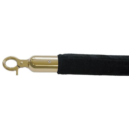 Barrier Rope, Velour, 8 ft L MPN:QWAYROPE-33-8-2P