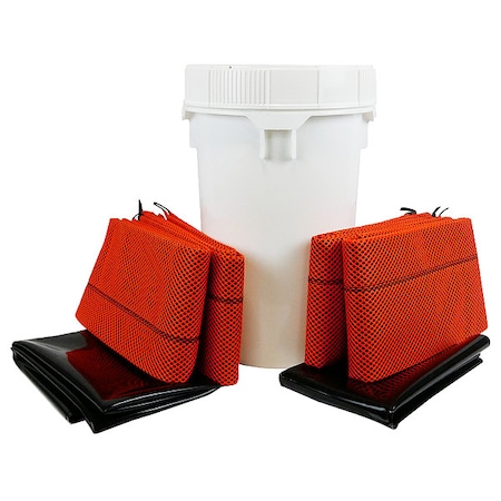 Drain Cover Kit, 10 ft., High Visibility MPN:QDGGDS-HV