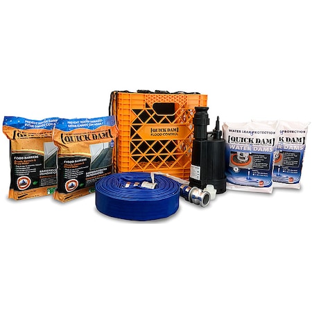 Emergency Flood Barrier & Pump Kit MPN:QDPK3