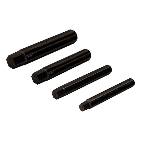Screw Extractor Set, Hex Drive, (4) Pieces MPN:ZEXTB-SETM6-M12