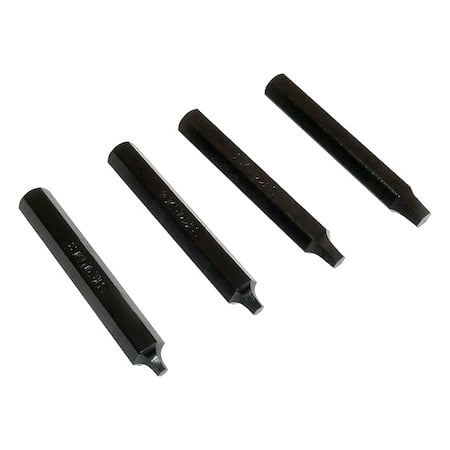 Screw Extractor Set, Hex Drive, (4) Pieces MPN:ZEXTC-SETM3-M6