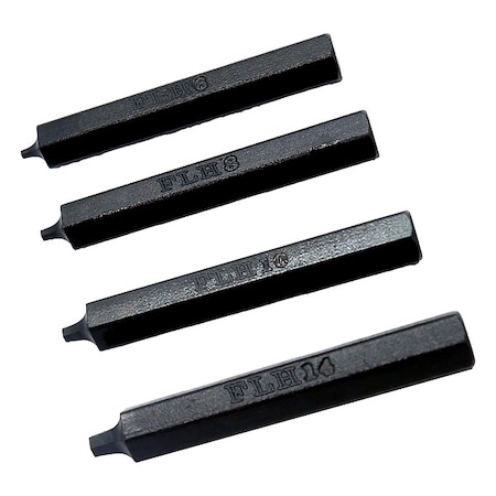 Screw Extractor Set, Hex Drive, (4) Pieces MPN:ZEXTF-SET6-14