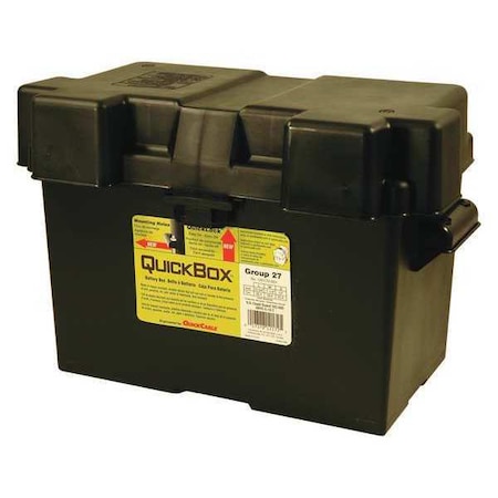 Battery Box, Black, 16-7/64