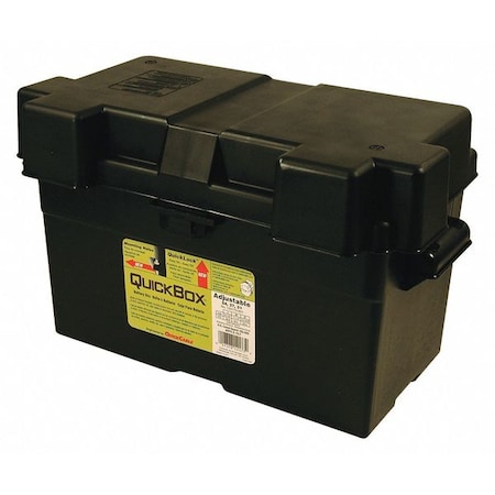 Battery Box, Black, 17-3/4