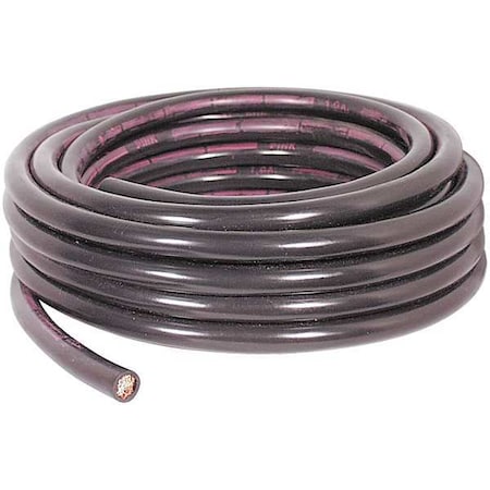 Battery Cable, 1 ga., Solid, 60V, PVC, Blk MPN:200105-396-025