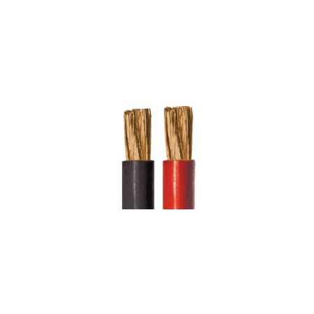 Red Fine Strand Cable, 6 ga, 10 ft. MPN:201802-010