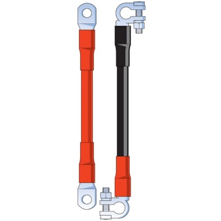 Lug Red Battery Cable, 1/0, 8