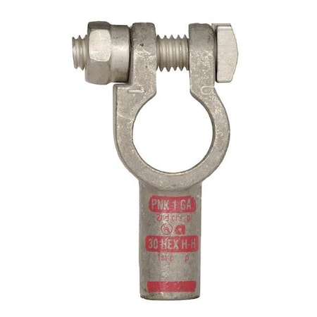 Straight Battery Terminal, 1 ga., Pink MPN:4001-525-001U