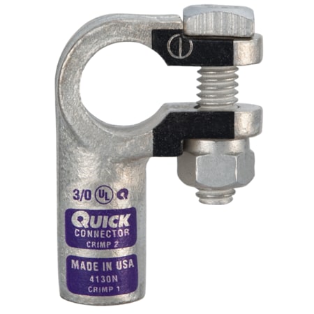Right Elbow Crimp, Neg, 4Gauge, PK50 MPN:4104-050N