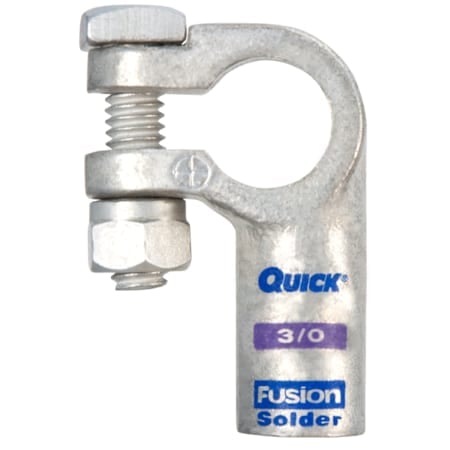 Left. Elbow Solder Clamp, Neg, 1 and 2Ga MPN:426301-525-001N