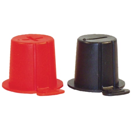 Top Post, Rigid Battery Cap, Black, PK50 MPN:501010-050