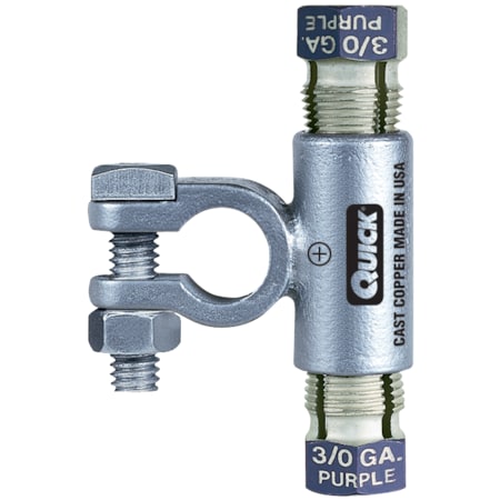 Pos, Compression Flag Connector, 2 Ga, PK5 MPN:5302-005P