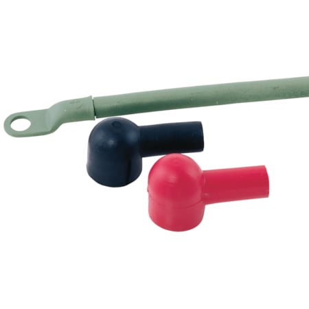 Stud Terminal Protector, Red/Black, 4Ga MPN:5719-2002