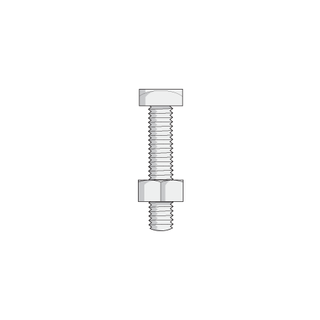 Bolt/Nut, Zinc, 5/16