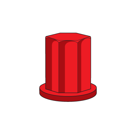 Stud Nut, 3/8
