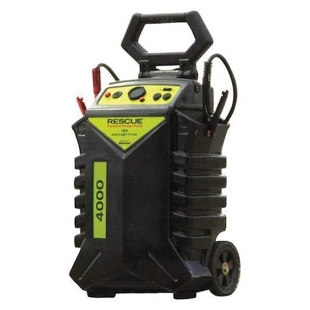 Wheeled Battery Jump Starter, Boosting, Charging, For Battery Voltage: 12 MPN:604100-396-001