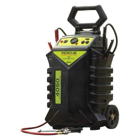 Wheeled Portable Power Pack, Boosting, Charging, For Battery Voltage: 12 MPN:604101-396-001