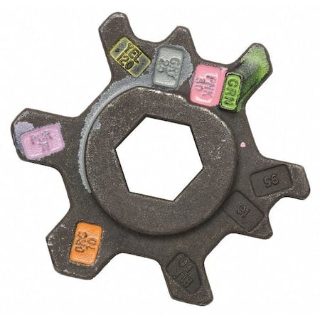 Replacement Die Set, 6 to 4/0 ga, PK2 MPN:4255-001D