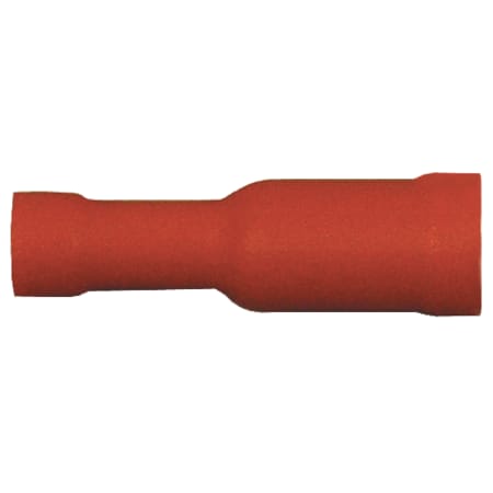 Bullet Terminal, 0.157 in Stud Size, 18 AWG, 600 V, PVC Insulated, Red, 100 PK MPN:160166-100