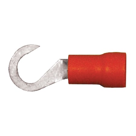 Hook Terminal, #6 Stud Size, 14 AWG, 600 V, PVC Insulated, Blue, 25 PK MPN:160238-025